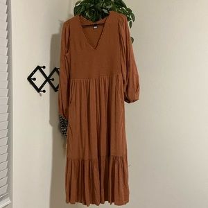 Old Navy Terracotta orange dress